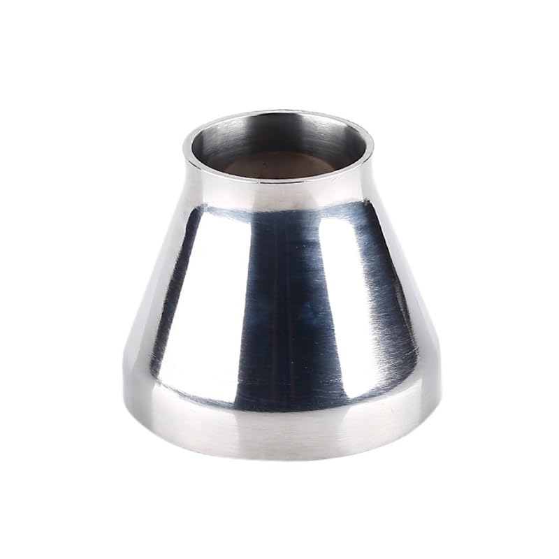 Alle Größen 16–108 mm Rohr-AD Stumpfschweißen Konzentrisches Reduzierstück PPE Fitting Anschluss SUS304 316L Edelstahl Sanitär Homebrew(76mm to 38mm)