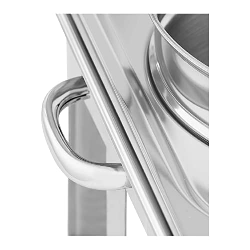 Royal Catering RCCD-RT19_2X4.5L Chafing Dish 2 x GN 1/2 2 x 4,5 L Warmhoudcontainer Rechaud Warmtecontainer - Afbeelding 5