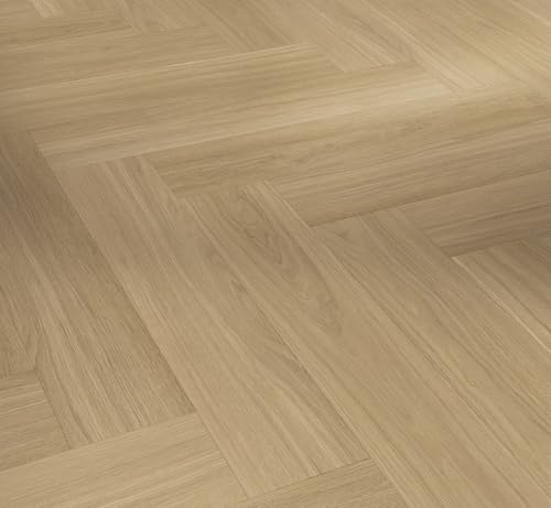 Parador Designboden Vinyl Trendtime 3 Eiche Oxford natur Seidenmatte Struktur Fischgrät 4-seitige Fase