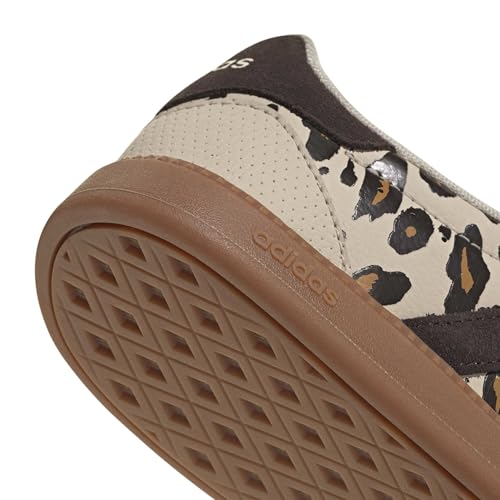Image of adidas Womens Breaknet Sleek Sneakers Shoes Casual - Brown