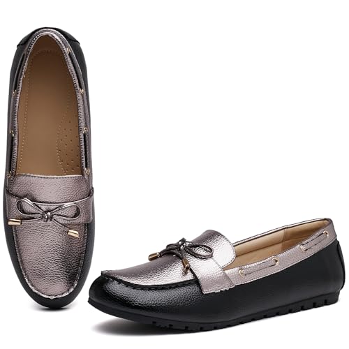 Image of Loafers for Women Comfortable Slip On Flats with Memory Foam Insole for Daily Wearing