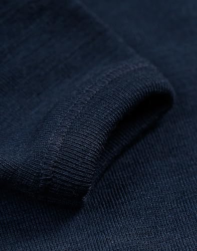 Dilling Baby Kurzarmbody Merinowolle Navy 74 – Bild 5