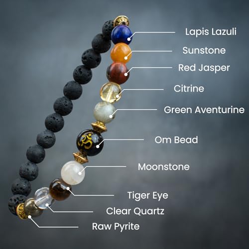 Image of Astrotalk Navgraha Shanti Bracelet for Prosperity & Balance | 108 Hours Charged by Top Astrologers | Align Energy, Unlock Growth and Balance | Crystal Bracelet for Women & Men