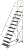 Tri-Arc KDAD111242 11-Step All-Directional Safety Angle Steel Rolling Industrial & Warehouse Ladder with Grip Strut Tread