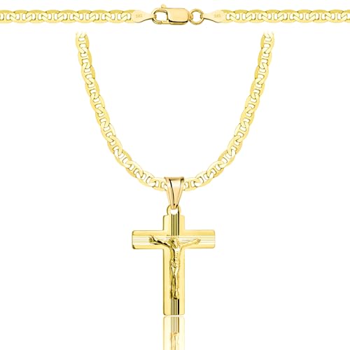 ⭐Regalo perfetto: questa collana in oro è ideale come regalo per occasioni speciali come compleanni, anniversari, Natale, San Valentino o semplicemente per sorprendere qualcuno. Un set di gioielli con catena in oro, che sicuramente farà piacere a tutti. Per ogni occasione: che sia nella vita quotidiana, al lavoro, alle feste o per eventi speciali, questa lussuosa catena d'oro è un accessorio elegante che valorizza ogni outfit.