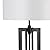 SAFAVIEH Lighting Collection Tanya Tower Modern Farmhouse Rustic Industrial Black 59-inch Living Room Bedroom Home Office Standing Floor Lamp (LED Bulb Included)
