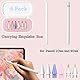 6 Stück Spitzen Ersatz für Apple Pencil 1/2/Pro Generation, Hochempfindliche Ersatzspitzen und Präziser Steuer Stift/Eingabestift Nib für iPad Pencil (C-6 Stück Mit Rosa Box)