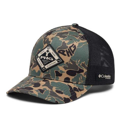 Columbia - Columbia Unisex-Adult PHG Antlers Mesh Ball Cap, Sahara Duck Camo/PHG Tested Tough, Large-X-Large - -6%