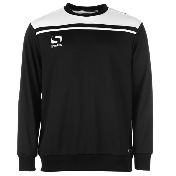 SondicoPrecision Sweatshirt for Adult, Medium, Black/White, Black/White, Medium