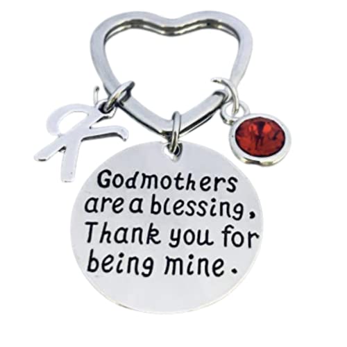 Custom Godmother Keychain with Charms