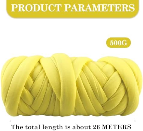 Pelotes de laine pour tricoter à la main et faire ses propres chaussettes encombrantes : 500 g, fil gros pour crochet, c