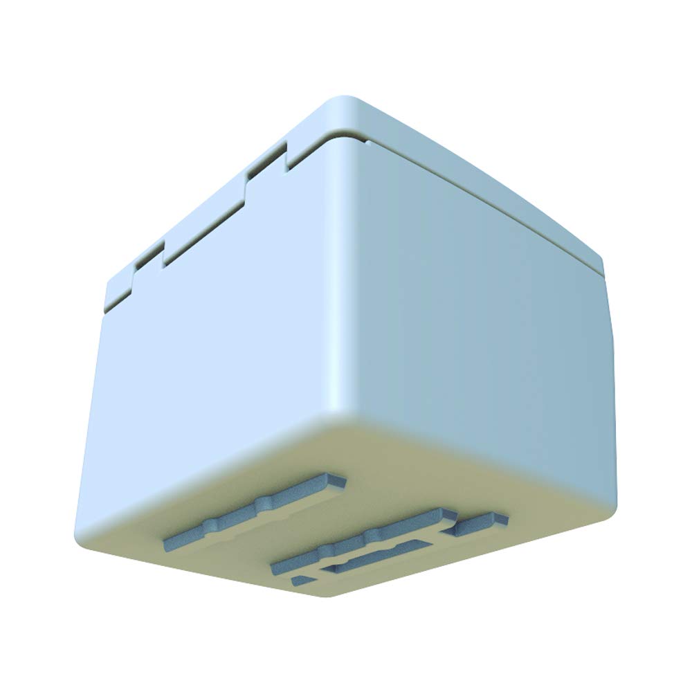 Cofre Portaequipajes Moto Ciclomotor Quad de Fácil Montaje, Cajón Gran Capacidad Apto para Alimentos, Baúl con Llave para Moto, 120 litros, Caja Baúl Moto (Color Blanco)