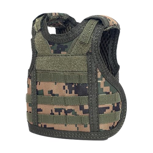Tacticals Mini Cerveza Chalecos - Chaleco de Bebida Versátil con Correas Ajustables,Enfriador de Bebidas Tácticas de Aislamiento Térmico para Cajas y Botellas 12oz-16oz