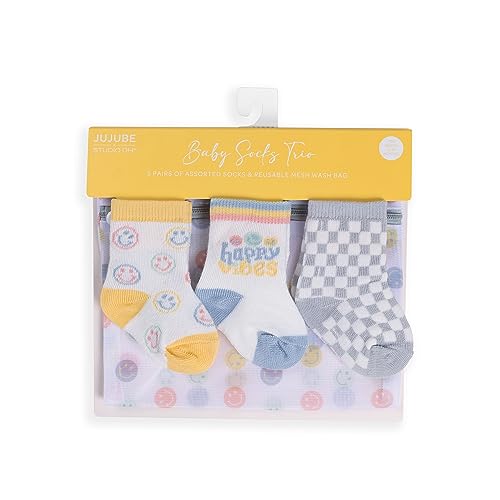 Image of JuJuBe New x Studio Oh! Mama & Me Matching Socks For Mom and Baby Boy or Baby Girl, Baby Shower Gifts, Newborn Essentials