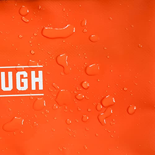 Melotough Waterproof Material 12 Inch Zipper Tool Pouch, Multipurpose Small Tool Bag Carry Case For Small Tools - Storage Pouches, Accessories For All Your Need Orgainzation (Black &Orange) #TOP3