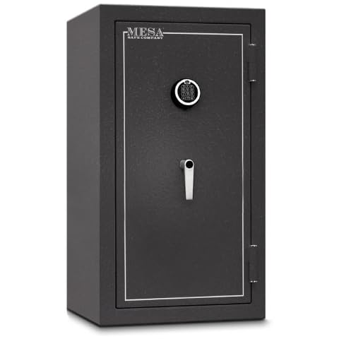 Mesa Safe Company Model MBF3820E Burglary and Fire Safe with Electronic Lock, Hammered Gray Cover