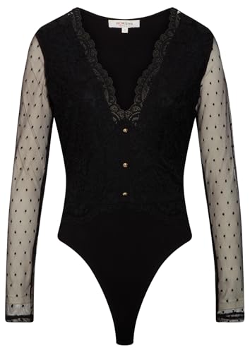Body dentelle col v femme - vue 5