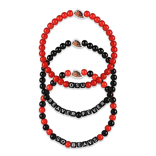 FOCO Oregon State Beavers NCAA 3 Pack Beaded Friendship Bracelet
