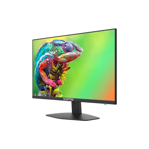 Sceptre 24 Inch Ultra Thin Ultra Slim 1080P 75Hz LED Monitor HDMI VGA, Metal Black (E248W-1920R)