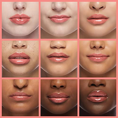 L.A. COLORS High Shine Shea Butter Lip Gloss, Baby Cakes, 0.14 Oz