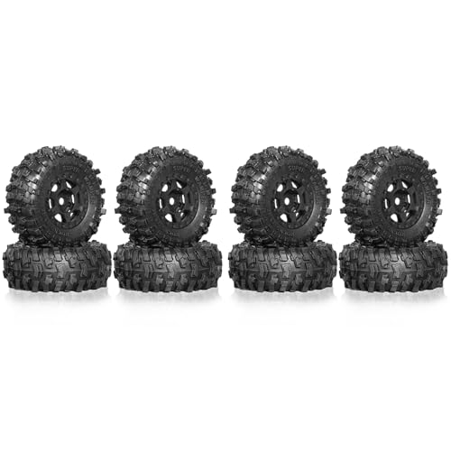 Xuzxinze �r�[�h���b�N�z�C�[���^�C�� 51mm�O�a �K�� 1/18-1/24 | 51mm�O�a�A1/18-1/24�p�B�J���[�̓u���b�N�A�p�b�P�[�W���e��8����B