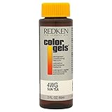 Redken Color Gels Permanent Conditioning 4WG Sun Tea Hair Color for Unisex, 2 Ounce