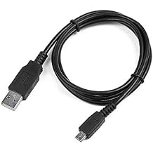 Mini USB 2.0 Cable Cord Compatible with Maxtor OneTouch 4 Plus 9NT3A6-500 9NU2AT-500 500GB 750GB Western Digital WDBAAU0020HBK-01 WD G-Technology G-Drive Hitachi 0G01995 Seagate Iomega Lacie