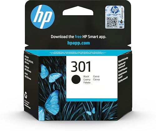 HP CH561EE 301 Original Ink Cartridge, Black, Single Pack