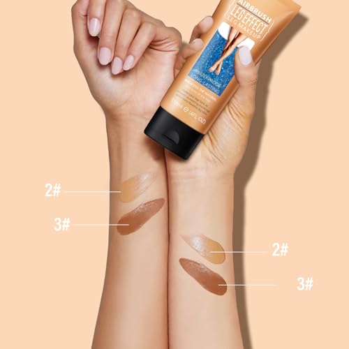 Boobeen Leg And Body Makeup Foundation, Waterproof Cover Up Legs Makeup, Illuminator Highlighter Glow, Evens Skin Tone, 4 Oz - Image 3