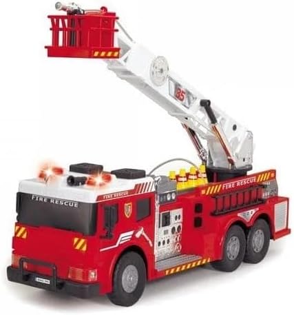 Miniatura 3 de Dickie Toys - Camión de bomberos RC de luz y sonido de 24" con bomba de trabajo
