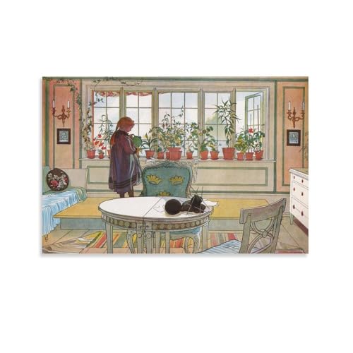 Carl Larsson�J�[���E���[�V���� �w�u�����X�^�[�x�|�X�^�[ �z�[������ �p�l�� �ǃA�[�g ����Ǌ|�� �G�� �ŉ� �|�p��i �C���e���A16x24inch(40x60cm)