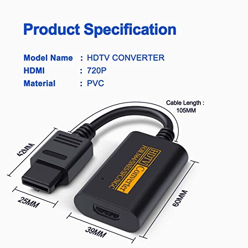 Jacose HDMI Adapter for N64/ Game Cube/SNES