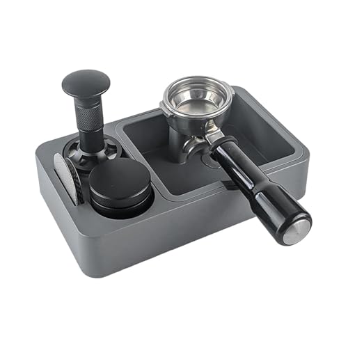 Générique Station de tassage pour espresso,Support anti-dérapant pour café avec boîte à marc - Porte-espresso | pour cuisine, maison, bar, salon de thé, atelier