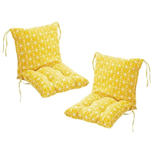 Coussins de chaise de jardin dossier haut pour salon de jardin d'été