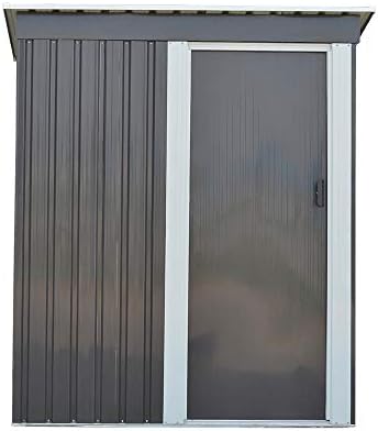 Panana Metal 3x5' Steel Sheds Outdoor Garden Tools Storage ShedNo Base (3x5')