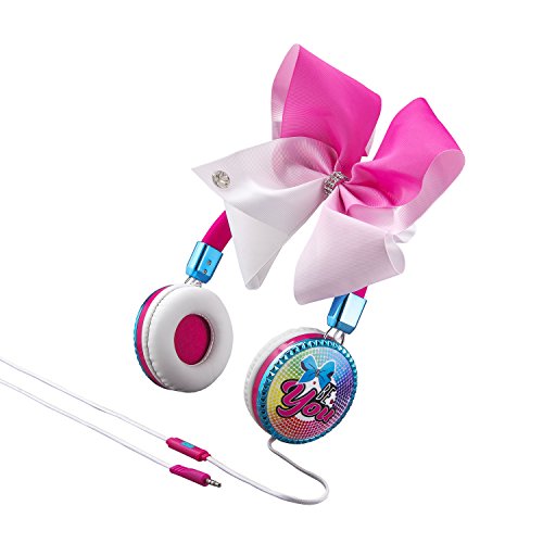 Jojo Siwa Bow Fashion Headphones With Built-In Microphone For Video Call Or Zoom Meeting, Wired Headphones & Travel Pouch Designed For Fans Of Jojo Siwa Gifts #TOP1