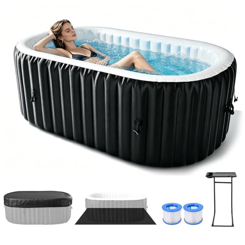 Inflatable 2-Person Hot Tub with Jets and Heater