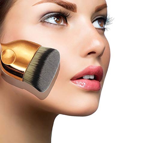 image for OUO Kabuki Foundation Brush, Flat Top Powder Makeup Brush, Premium Qua