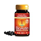 Nutrex Hawaii BioAstin Hawaiian Astaxanthin - 12mg High Potency, 50 Softgels - Antioxidant Support for Skin & Immune Health - Premium Microalgae Grown in Kona, Hawaii - Non-GMO & Gluten-Free