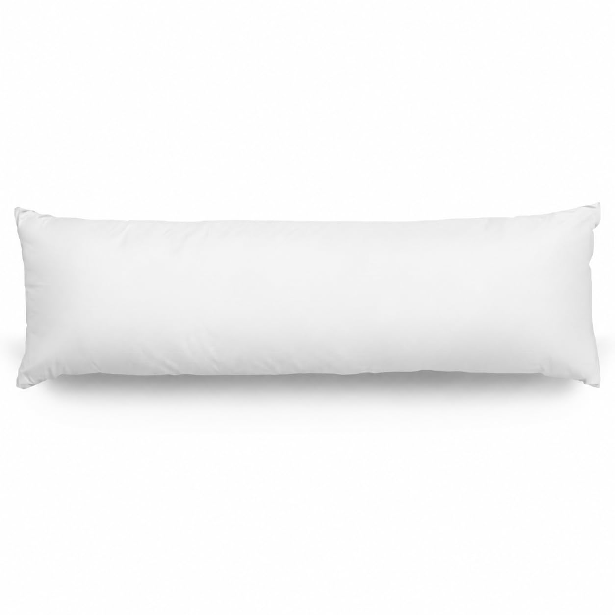 Signature Textile® Long Premium Bolster Body Pillow 100% Virgin Hollowfibre Filling - Comfort Pregnancy Maternity Orthopedic Soft Support for Side and Back Sleepers Pillow Only (Double 4ft 6inch)