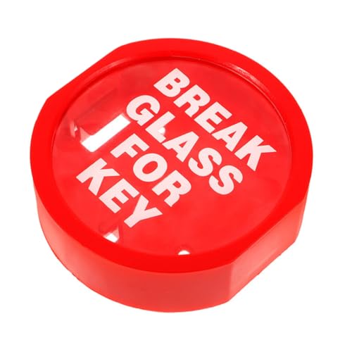 Uonlytech Cassetta di Sicurezza per Chiavi di Emergenza Organizer Portachiavi da Parete Custodia Resistente per Chiavi di Casa e Finestra