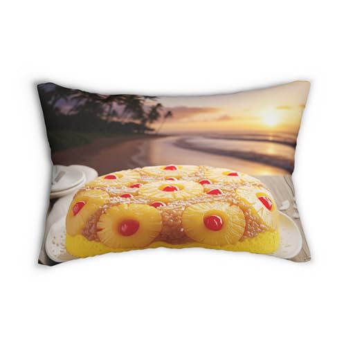 Canary Yellow Pineapple Upside Down Cake – Hawaii 20x14 Spun