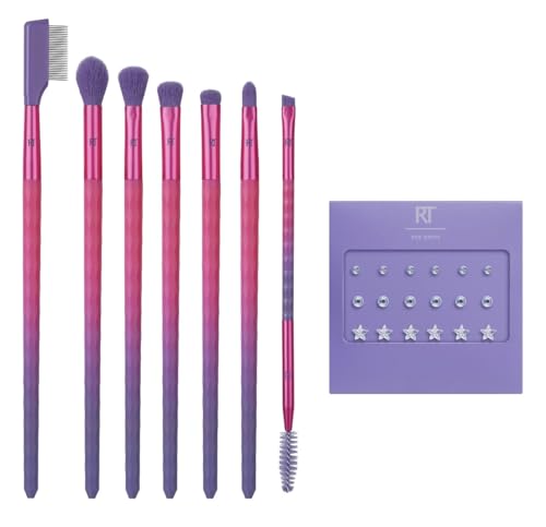 Pinceaux de maquillage Real Techniques : lot de 8 en édition limitée rose et violet