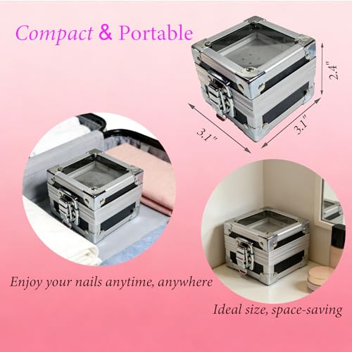 Rangement pour perceuse à ongles compact protégeant de la poussière pour ne plus perdre vos outils - 6