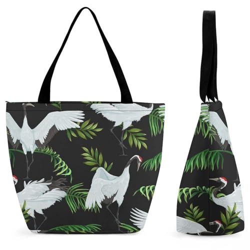 Sac de shopping de voyage Oiseau Blanc le cabas épaule idéal