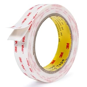 Double Sided Tape 1in X 9.85ft，Heavy Duty Removable Mounting Tape, Picture Hanging Adhesive Strips