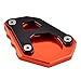 Produktbild H2RACING Orange CNC Aluminium Motorrad Seitenständer Unterstützung Fuß-Verbreiterung Ständer verlängerung Platte für 1050 1090 1190 1290 Adventure 2014 2015 2016 2017 2019 2020
