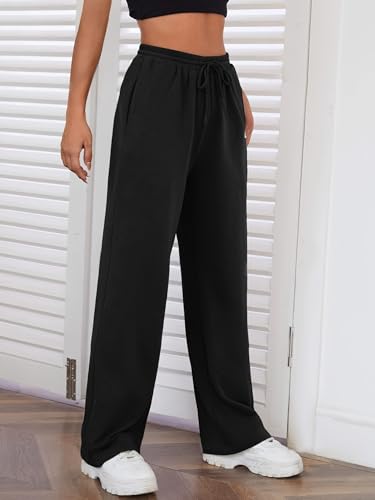 Image of dockstreet Straight Wide fit Long Length Open Bottom Jogger for Women /Trending Multi Pocket Style, Relaxed Casual Pants for Women