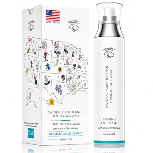 Bakuchiol Peptide Firming Face Mask - Anti Aging Face Care, Made in USA
