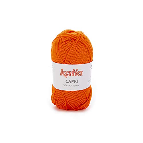 Katia capri 82143 de laine orange 50 g